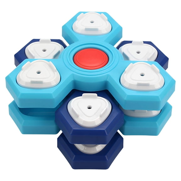 BESTSKY Dog Puzzle Feeder,Stimulates Curiosity and Exploration Puzzle Feeder Dog,Reduces Eating Speed Slow Dog Feeder Bowl,Blue3