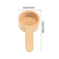 thumbnail image 5 of Dserhfy Wooden Coffee Spoon Ergonomic Short Long Handle Coffee Measuring Spoon Farmhouse Rustic Multifunctional Scoop Kitchen Gadgets, 5 of 6