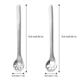 thumbnail image 5 of 4Pcs Stainless Steel Dessert Spoons Practical Coffee Stirring Spoons (Silver), 5 of 5