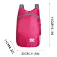 thumbnail image 3 of Packable Hiking Backpack, 30D Nylon, Lightweight, Waterproof, Multi-Pocket, for Camping Travel, Foldable Daypack, 3 of 3