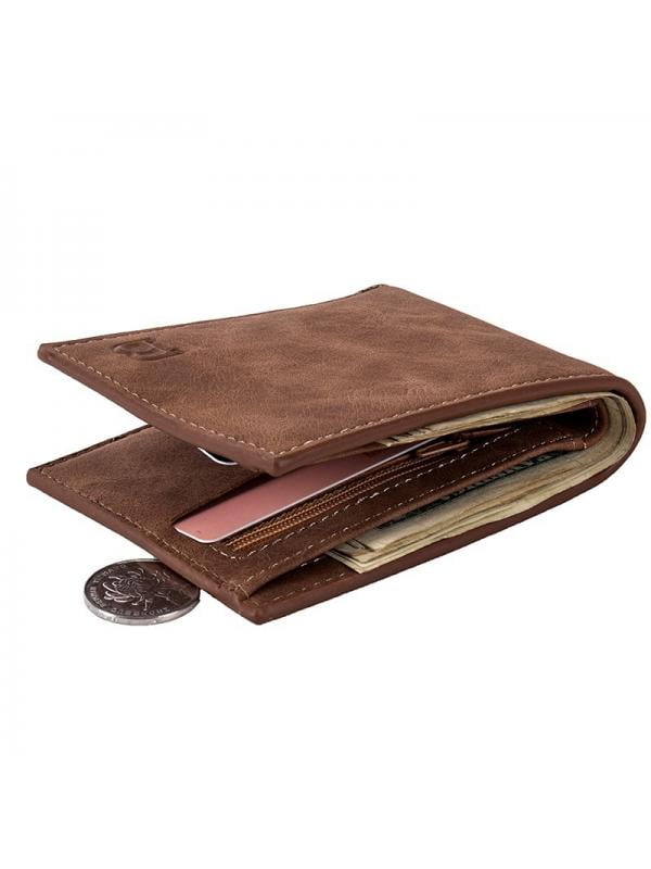 Men's 24 Cards Slim PU Leather ID Credit Card Holder Pocket Case Purse Wallet 