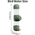 thumbnail image 3 of Duslogis 9.4 Fl Oz Bird Water Feeder No Mess Bird Cage Suspended Automatic Water Dispenser Parakeet Cockatiel Finch Lovebirds Budgies Canary (Green), 3 of 7