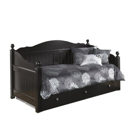 Ashley Jaidyn Wood Daybed With Trundle In Black