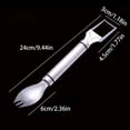 thumbnail image 3 of Oleegame 2PC Stainless Steel Cutlery Set 2in1 Stainless Steel Fruit Cutter 2024 New Watermelon Fork Slicer Cutter Slicer Tool Head Fruit Forks Slicer For Home Kitchen Gadget (3 Pcs) Silver, 3 of 8