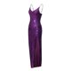 thumbnail image 5 of Puntoco Vestidos Mujer Verano Vestido De Mujer Vestido De Noche Sexy Escote En V Dividido Lentejuelas Moda Sin Mangas Verano, 5 of 6