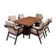 thumbnail image 4 of Set de Comedor Malibu 6 Sillas, Lino Beige, Chapa De Parota, 160x100 cm, 4 of 8