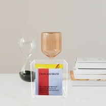 MLINS Acrylic Transparent Tea Bag Organizer Box for Kitchen Home Storage Compartment Tea Bag Bin 10.5 x 5.5 x 5.5 Inches