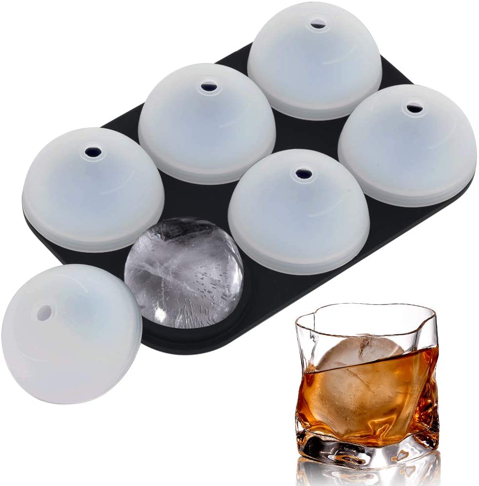 Kitchen, Dining & Bar Bar Tools & Accessories Silicone Whiskey Ice Cube Ball Maker Mold Sphere