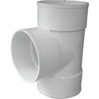 IPEX PVC Sewer and Drain Sanitary Bull Nose Tee 414106BC
