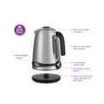 thumbnail image 5 of Salton Cordless Electric Stainless Steel Tea Kettle with Variable Temperature Control, 1.8 Quart, 5 of 7