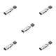 thumbnail image 3 of Tholdsy Hub USB de alta velocidad Mini adaptador Estación Splitter Transferencia de datos Extensión de aleación de aluminio Accesorio de computadora Plata 5piezas, 3 of 4