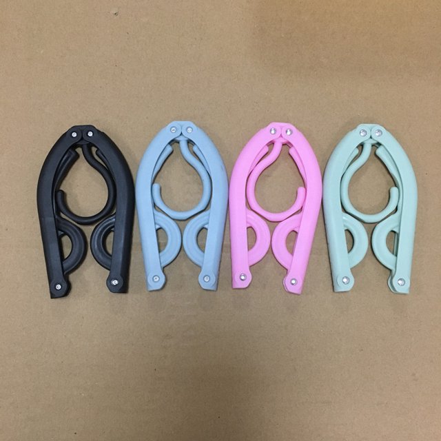 Percha de viaje plegable, gruesa, multifuncional, portátil, de plástico, para el hogar