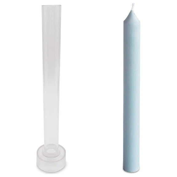 Candle Lab | Acrylic Candle Mold for DIY Wax Candle Making 2.5 cm Diameter Cylinder Shape