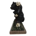 thumbnail image 4 of Rustic Western Forest Black Bear Cubs By Tree Logs HOME Sign Desktop Plaque, 4 of 7