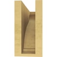 thumbnail image 4 of 4"W x 12"D x 8"H Classic Helena Rough Cedar Woodgrain TimberThane Corbel, Primed Tan, 4 of 6