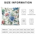 thumbnail image 6 of Wuche  Navy Watercolor Floral Decorative Accent Throw Pillows Set of 2 Shabby Chic Rose Flower, 18 in. x 18 in. Each, Blush Pink, Green, White, and Blue 2 Count, 6 of 6
