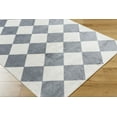 thumbnail image 5 of Livabliss Washable Rugs for Living Room, 7ft Round Lillian Modern Off-White Round Area Rug, Bedroom Dining Room Home Decor Stain Resistant Carpet (6'7" x 6'7"), 5 of 7
