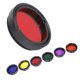 thumbnail image 1 of Filtro de lente Nikou 6 piezas 1,25 pulgadas juego de filtros para oculares de telescopio coloridos, 1 of 9