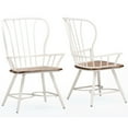 thumbnail image 1 of Baxton Studio Chaise de Salle à Manger Longford Windsor Blanche (Ensemble de 2), 1 of 4