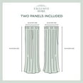 thumbnail image 7 of Exclusive Home Curtains 2 Pack Cartago Insulated Woven Blackout Grommet Top Curtain Panels, Peacoat Blue, 54x96, 7 of 7