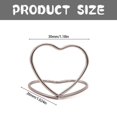 thumbnail image 2 of Gold Heart Shape Place Card Holder - Mini Table Photo Picture Holders for Wedding Party Birthday Office, 2 of 8