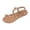 Beige, variant on Womens Flower T-Strap Flat Sandals Comfort Slip On Open Toe Ankle Strap Thong Summer Sandals Beach Daily Casual Vacation