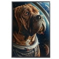 thumbnail image 2 of Doguede Bordeaux Dog Wall Decor - Space Wall Decor - Space Wall Art - Funny Dog Wall Art Poster - Cute Dog Home Decor - Dog Themed Gifts, 2 of 6