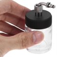 thumbnail image 2 of Airbrush Glass Paint Cup for Models Hobbyists Constructed with Glass Plastic Iron for Color Mixing 1Set, 2 of 4