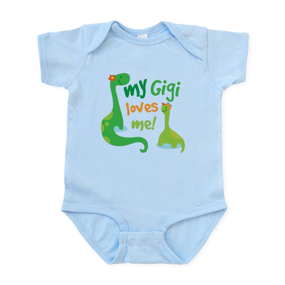 CafePress - Gigi Loves Me Infant Bodysuit - Baby Light Bodysuit, Size Newborn - 24 Months