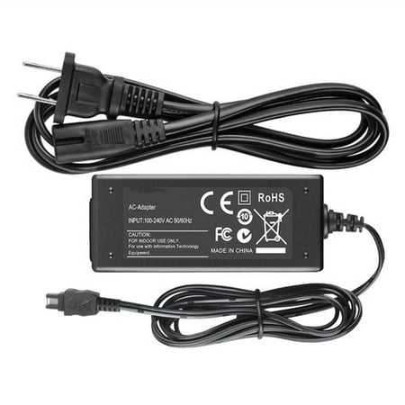 

K-MAINS AC Adapter Charger Power Supply Replacement for Handycam DCR-SX40E DCR-SX40L DCR-SX40R