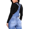 thumbnail image 4 of Julyccc Womens Ripped Denim Dungaree Jumpsuit Bib Overall Jeans Pants, 4 of 4