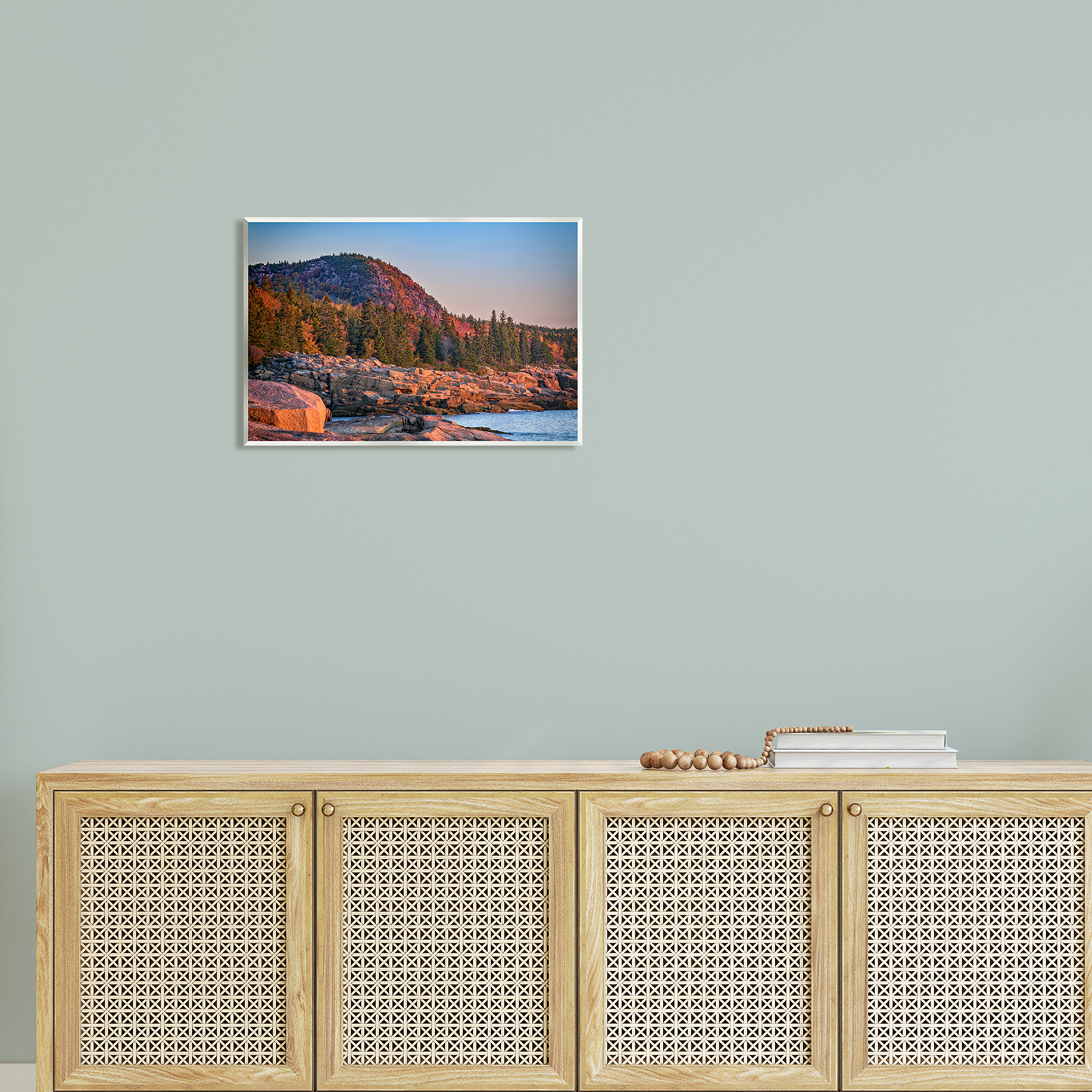 Stupell Rocky Seaside Mountain Cliff Landscape Photography Wall Plaque Unframed Art Print Wall Art