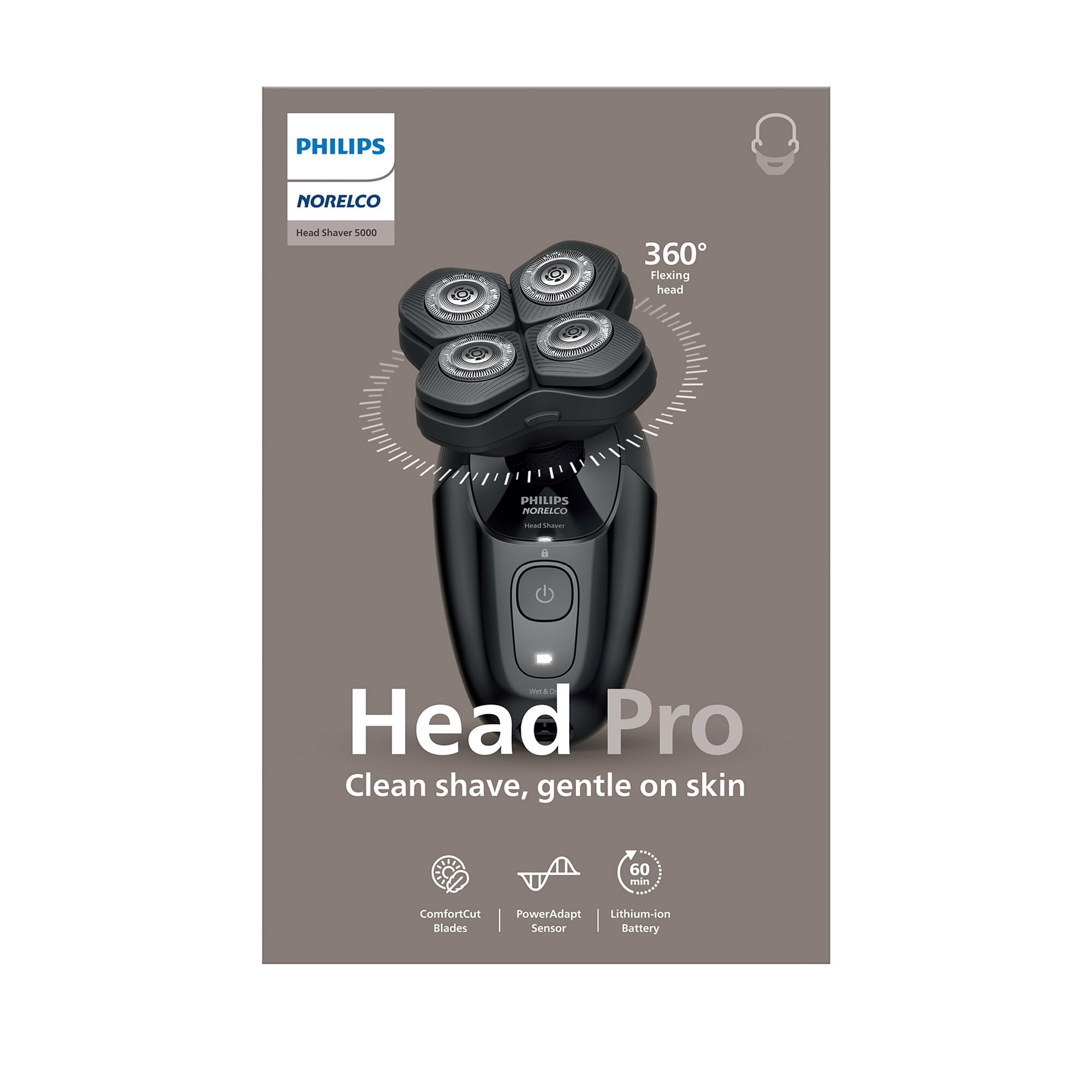 Philips Norelco Head Shaver Pro 5000 Series, Skull Shaver For Men