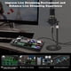 thumbnail image 3 of Paquete de equipos de podcast para 2, mezclador de audio con micrófono de condensador e interfaz de audio de fuente de alimentación fantasma de 48 V para juegos de grabación en vivo, 3 of 5