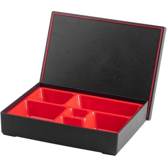 Portable Bento Box Sushi 5 Compartments Japanese Style Lunch Containers For Catering Office