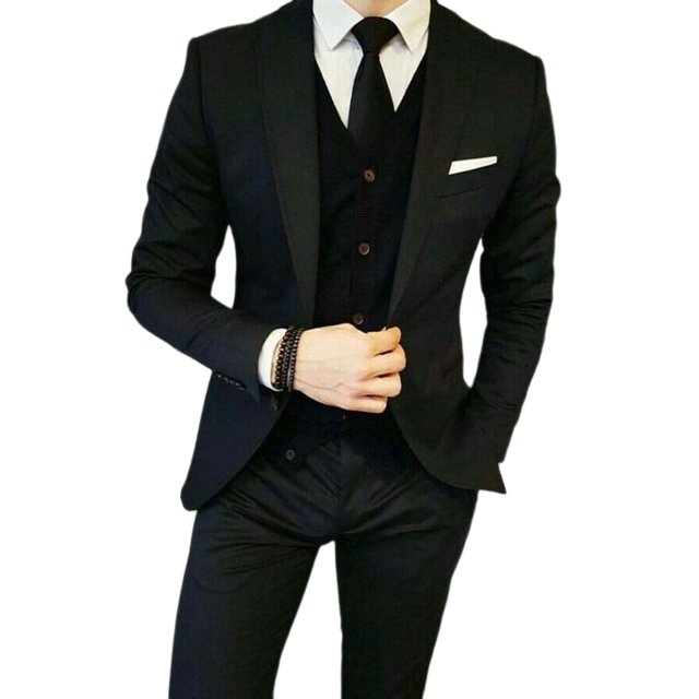 Traje Italiano Slim Hombre Gris Plomo, Promoción Imperdible Deng Xun unisex