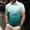 #328-Mint Green, variant on Ceisia Men's Big & Tall Sunset Fade Short Sleeve Button Down Camp Shirt Gradient Casual Summer Top Dark Gray XXXXL Gifts for Father