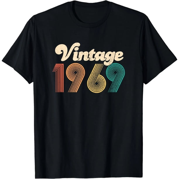Playera Vintage 1969 para Mujer - Regalo Ideal para 50mo Cumpleaños