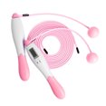 thumbnail image 1 of Digital Jumping Rope,  Skipping Rope Smart Counting with Button Battery for Indoor and Outdoor Sports Pink,Grey, 1 of 8