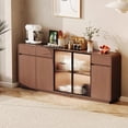 thumbnail image 3 of Hallway Space Saving Sideboard Showcase Modern Display Corner Cabinet Organizers Transparent Muebles De Cocina Bedroom Furniture My Lux Decor Round, 3 of 32
