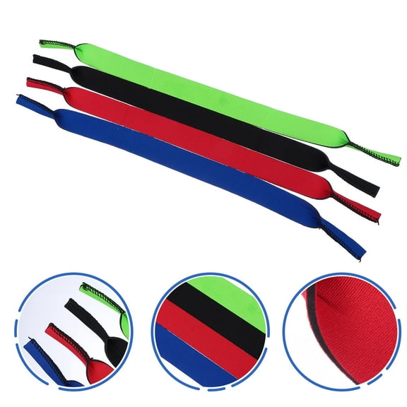KAJNBN Eyeglass Retainer Strap Blue Sbr 4Pairs 16.5X1In