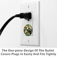 12 Pack Outlet Covers Dielectric Plastic Plugs for Electrical Power Outlets, Best Baby Proofing