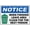 Warning Sign 2, variant on Notice Lead Shielding Area Sign 8"x12", Aluminum Tin Warning Signs for Home Outdoor Garden, Weatherproof Hazard Sign for Lab