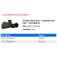 thumbnail image 2 of Air Mass Meter Boot - Compatible with 2007 - 2010 BMW X5 2008 2009, 2 of 2