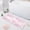 Pink Soft Smoke Cloud, variant on Haosy White Paper Texture Bathroom Rugs Non Slip Absorbent Soft Plush Quick Dry Bath Mat, 39"x20"