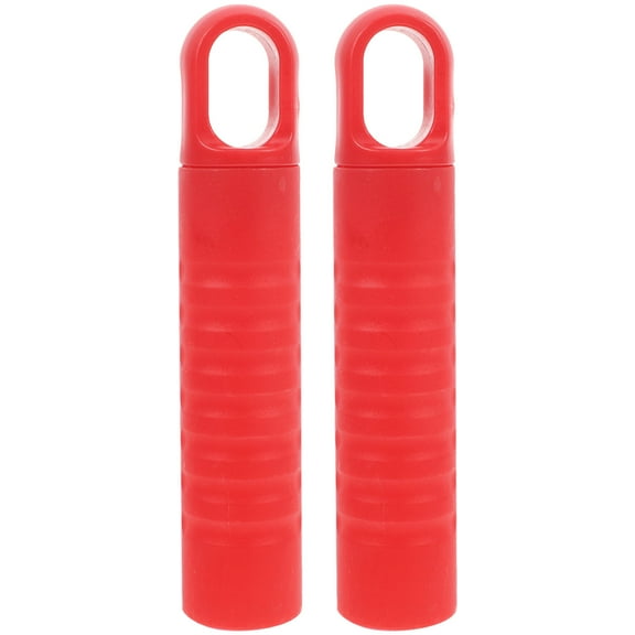 MLINS 2pcs Broom Handle End Cap Mop Rod Reaching Pole Handle Grip Clothesline Stick Sleeve Replacement Plastic Handle End Caps