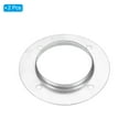 thumbnail image 3 of Uxcell 4" Metal Duct Connector Flange Straight Pipe Exhaust Flange Duct Mounting Plate 2 Pack, 3 of 5