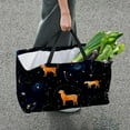 thumbnail image 7 of Constellation Collapsible Oxford Cloth Laundry Bag Grocery Bags Shopping Bag with Reusable Foldable Large Capacity, 7 of 7