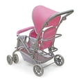 thumbnail image 5 of Cruise Folding Inline Double Doll Stroller - Gray/Pink, 5 of 10