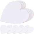 thumbnail image 2 of 10 pcs Cotton Drawing Panel Heart Panel Blank Oil Painting Board for Painter, 2 of 8